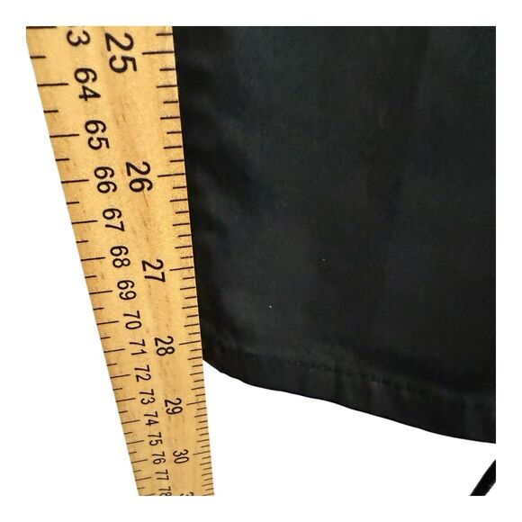 AG Goldschmied Farrah Skinny Ankle Side Lace Pants Sz 28R Black Coated Moto - Picture 9 of 13